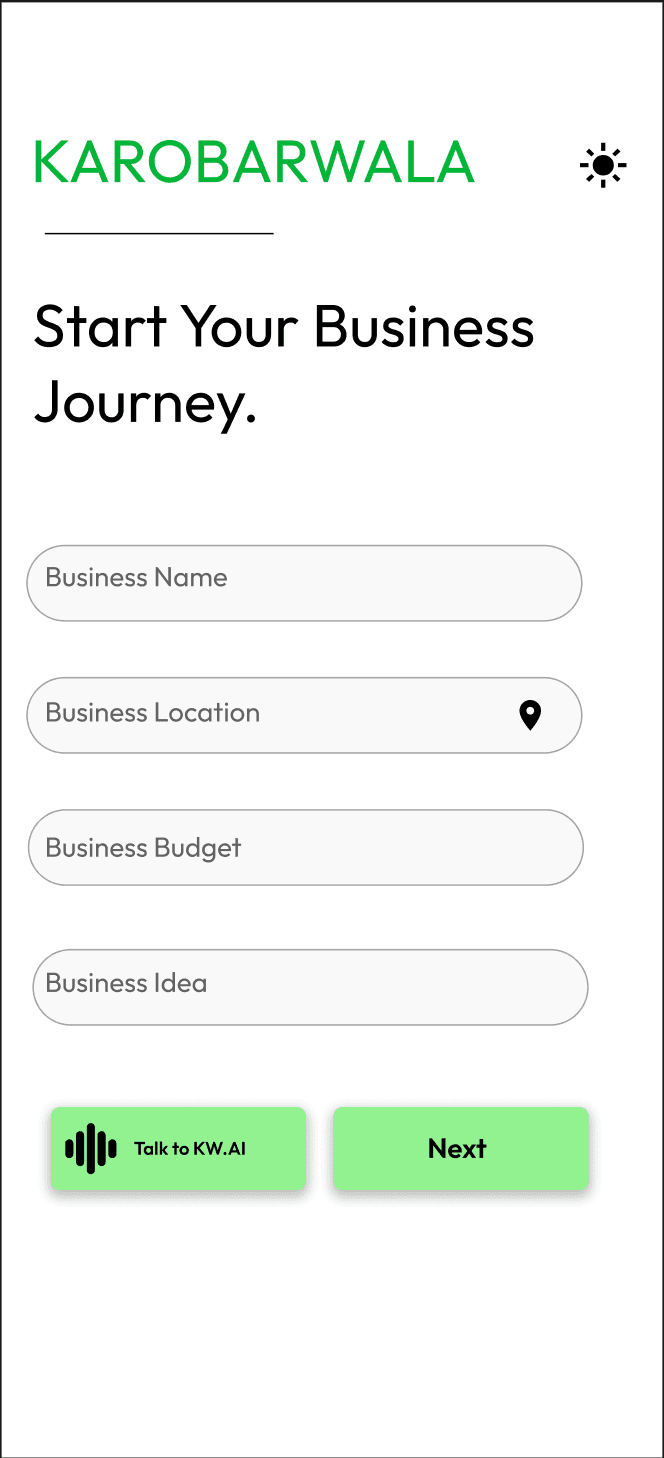 Karobarwala AI App